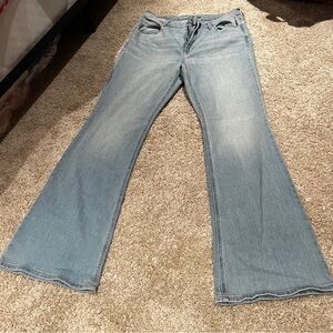 Old Navy Light Blue Denim Flare Jeans